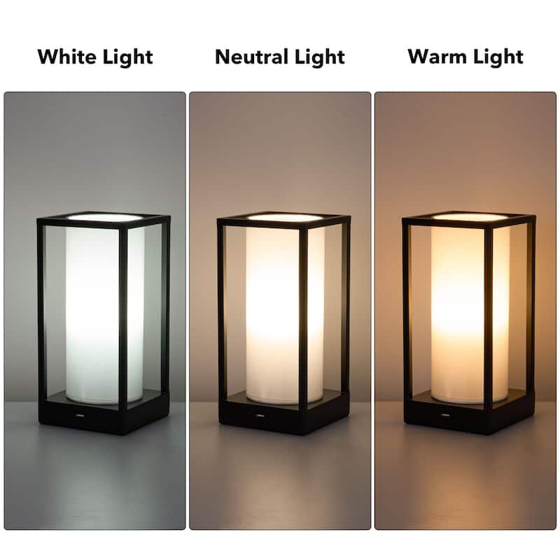 Table Lamp with Phone Charger, Bedside Lamp, Ambient Night Light Desk Light