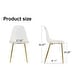 preview thumbnail 29 of 37, Modern Minimalist Transparent Dining Chairs Set of 4/6
