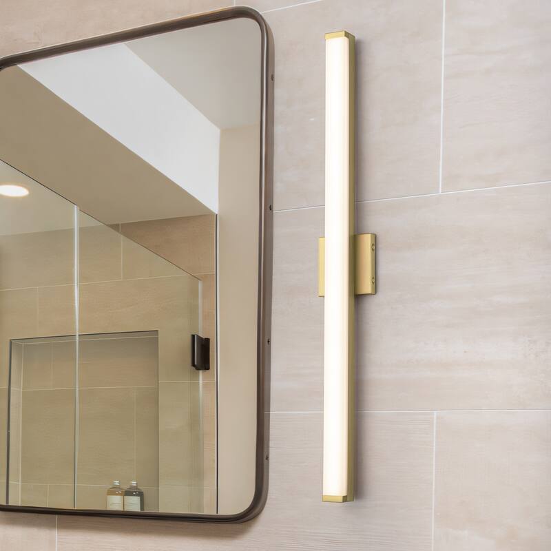 C Cattleya LED Vanity Bar Light Indoor Wall Sconce with Acrylic Shade