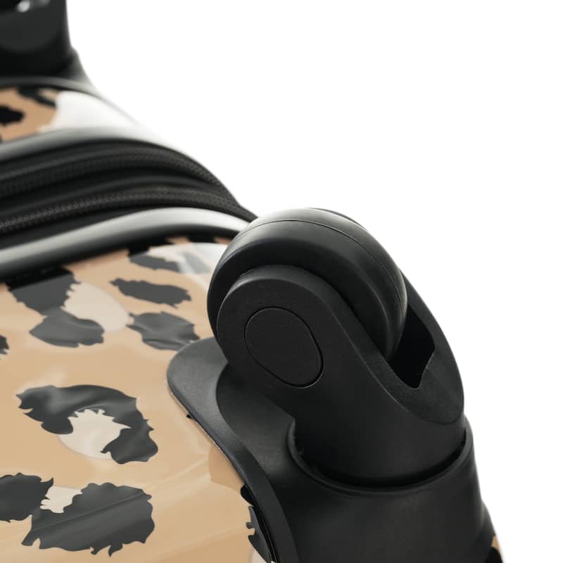 Modern Style 3 Piece Durable Suitcase Set, PC+ABS Hardside Lightweight Luggage with TSA Lock and Spinner Wheels, 20"24"28"