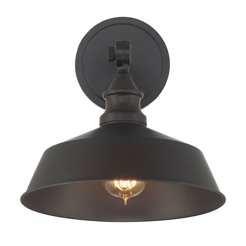 Bellevue SH40918 10" Tall Wall Sconce with a Metal dome shade