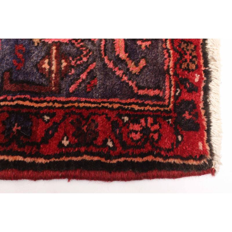 ECARPETGALLERY Hand-knotted Andelz Dark Red Wool Rug - 4'9 x 7'0