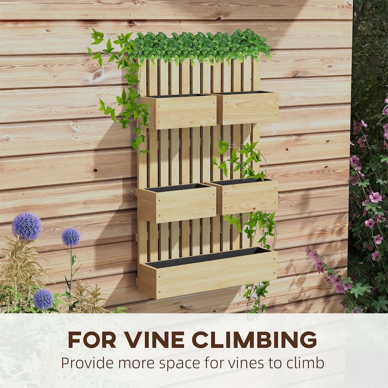Outsunny 5 Box Raised Garden Bed