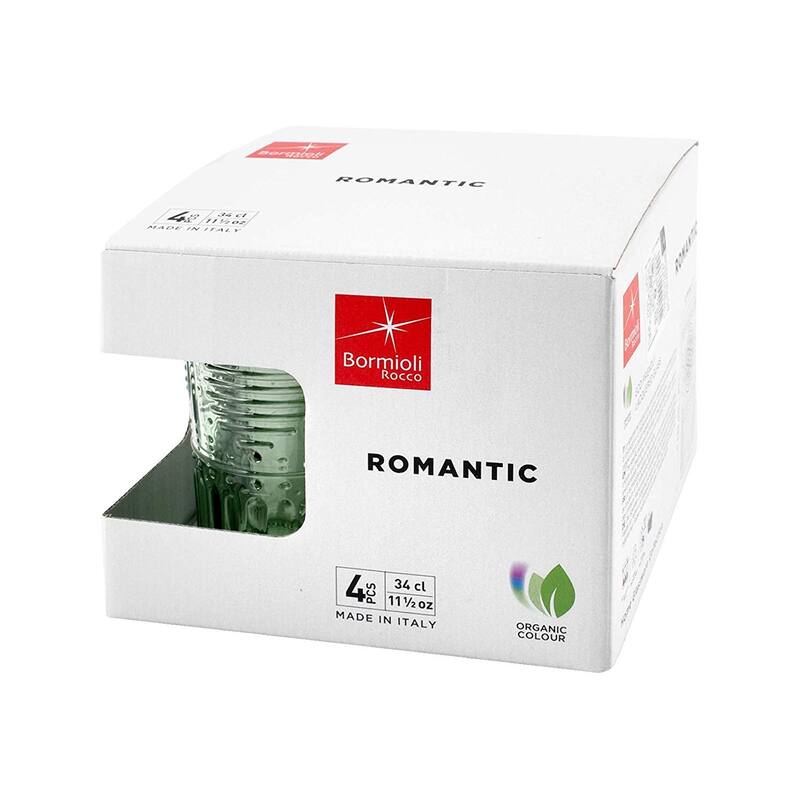 Bormioli Rocco Set Of 4 Romantic Glasses
