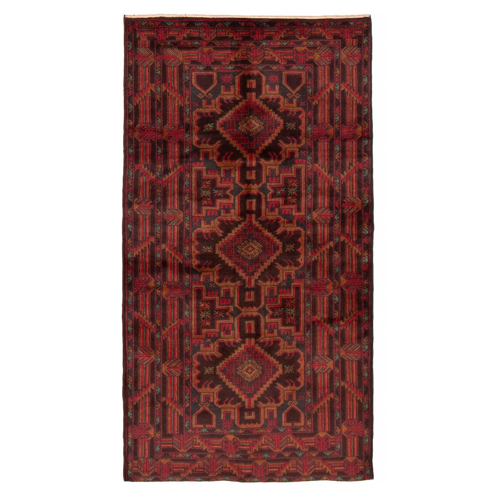 Teimani Brown Rug 3'5" x 6'7" - 3'5 x 6'7