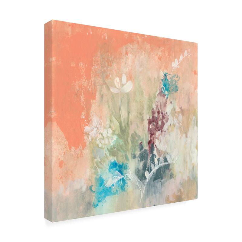 Jennifer Goldberger 'Whimsy Field I' Canvas Art