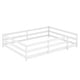 preview thumbnail 5 of 25, Full Size Floor Bed, Sturdy Durable Wooden Montessori Open Bed Frame with Fence for Kids, Girls, Boys Easy Assembly