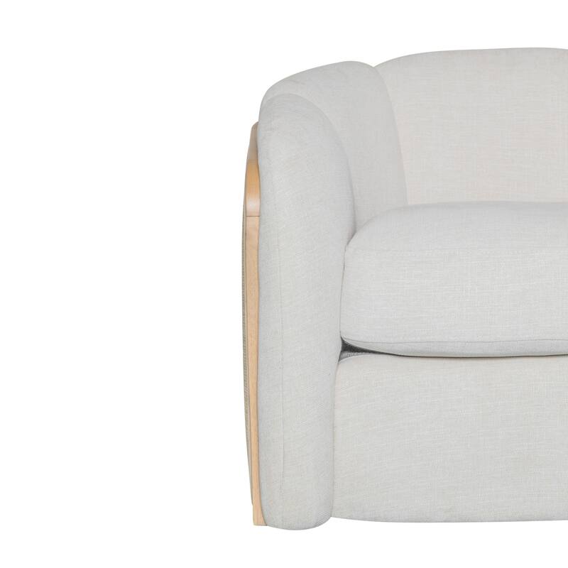 Violet Contemporary Coastal Accent Chair