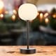 preview thumbnail 6 of 31, Xavier 12.25" Modern Minimalist Iron Wireless Rechargeable Integrated LED Table Lamp, Nickel/White by JONATHAN Y