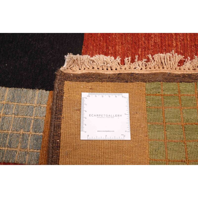ECARPETGALLERY Flat-Weave Lahor Finest Multi Color Wool Tapestry Kilim - 2'6 x 12'11