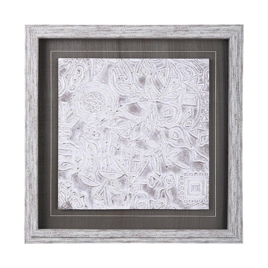 Vintage Tile Collection I Framed Art Print