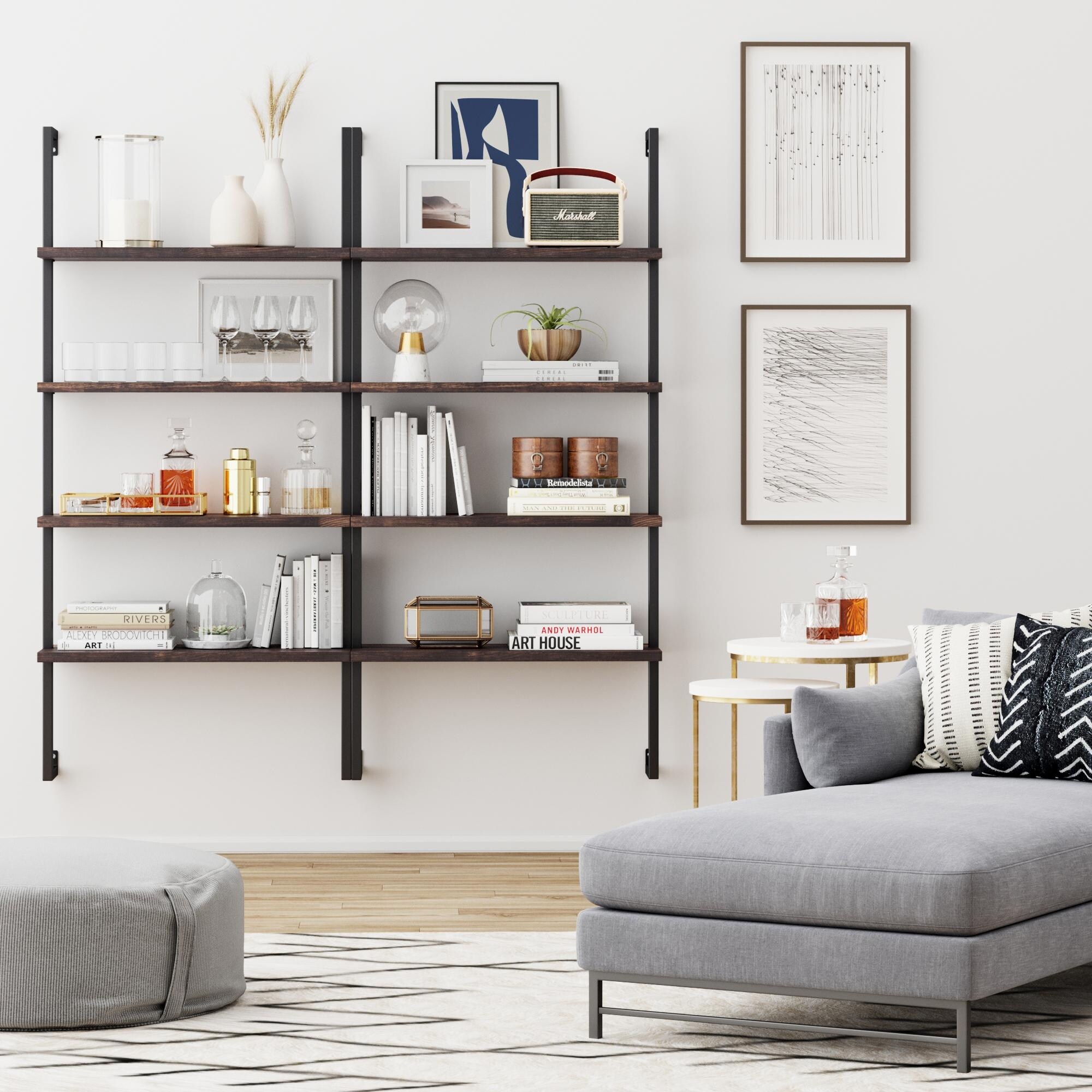 Nathan james theo industrial best sale bookshelf
