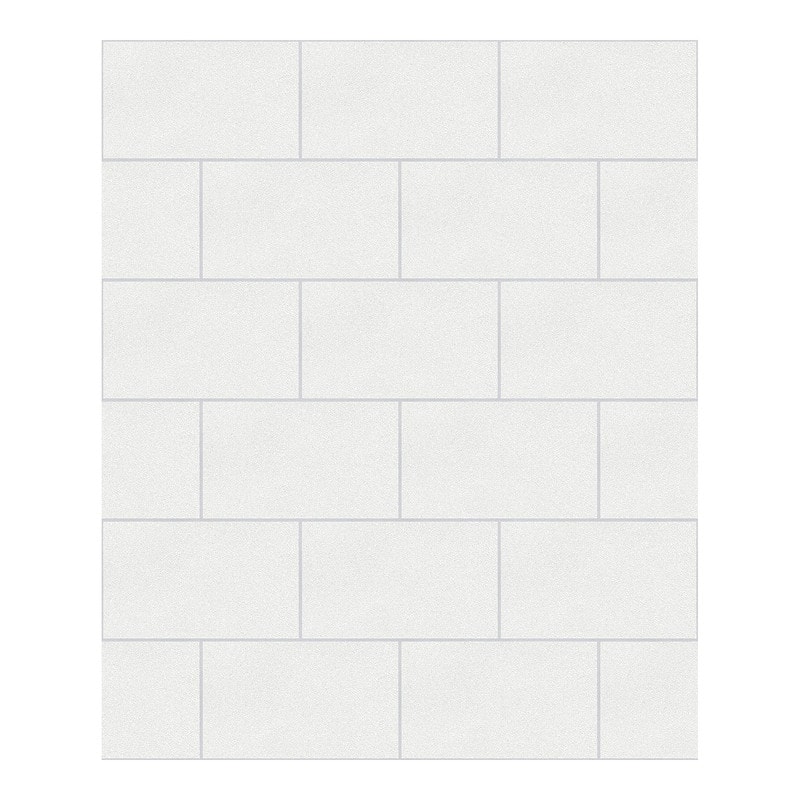 Advantage Neale White Subway Tile Wallpaper - 20.5 x 396 x 0.025