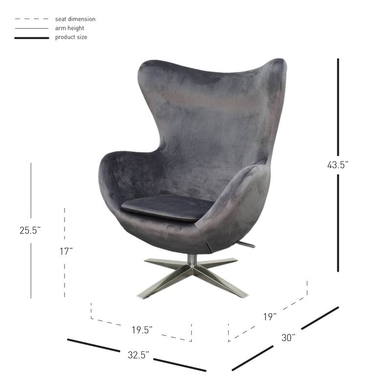 NPD Furniture Max Swivel Rocker Chair
