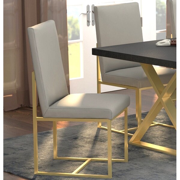 Light grey modern dining chairs hot sale