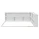 preview thumbnail 16 of 18, Full Floor Bed with L-shaped Bookcases