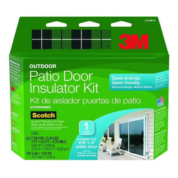 Shop 3m 2174w 6 Outdoor Patio Door Insulator Kit 1 Patio Door Overstock 25309843