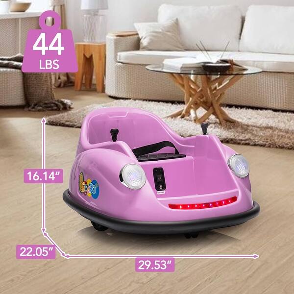 dimension image slide 1 of 2, 12V Kids Ride On Bumpin Bumper Car