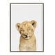preview thumbnail 17 of 18, Sylvie Sleepy Baby Lion Animal Print Framed Canvas Art by Amy Peterson