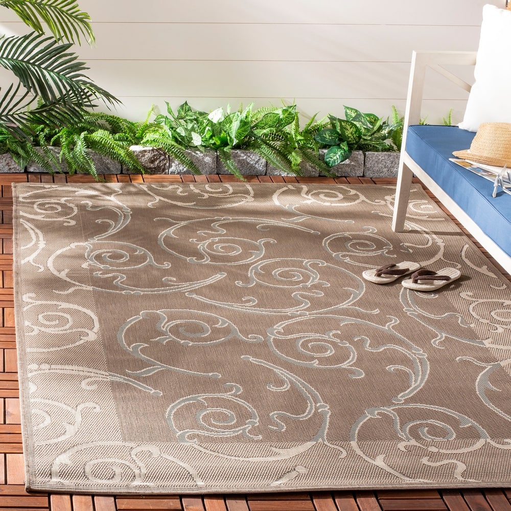 SAFAVIEH Courtyard Orazia Indoor/ Outdoor Waterproof Patio Backyard Rug