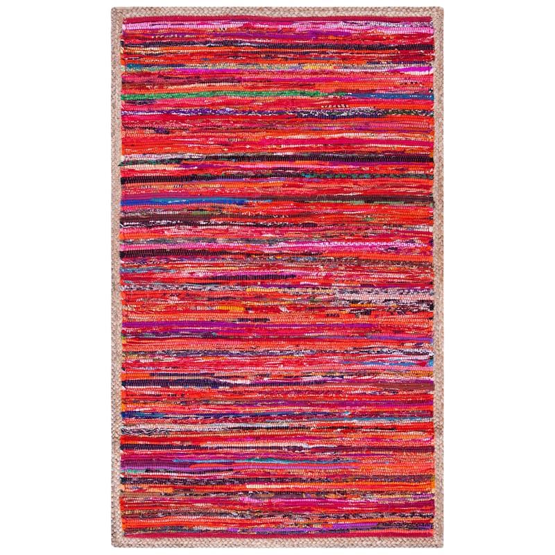 SAFAVIEH Handmade Montauk Ophely Casual Cotton Rug