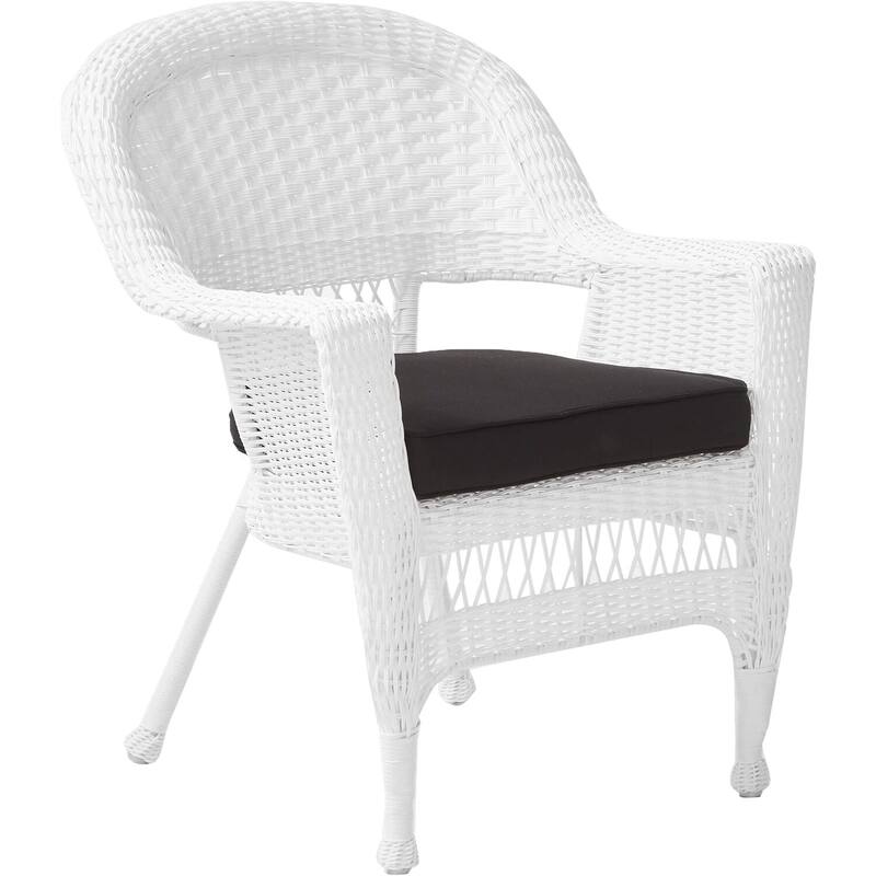 Classic White Dining Set with Cushions - Comfort Chairs & Table for Kitchen or Patio