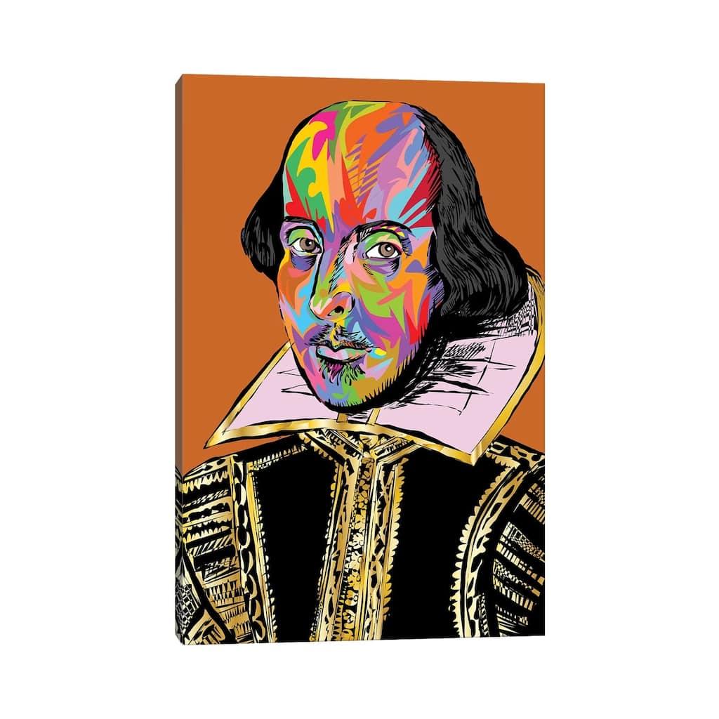 iCanvas "Shakespeare" by TECHNODROME1 Canvas Print