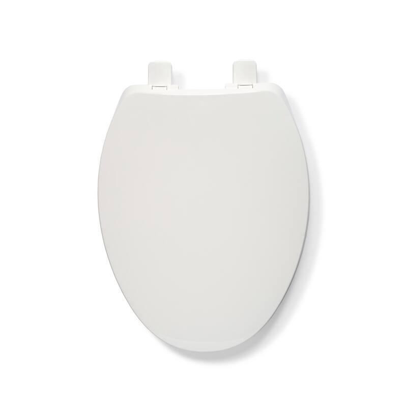 Croydex Barkley Stick Tight Elongated Toilet Seat, White