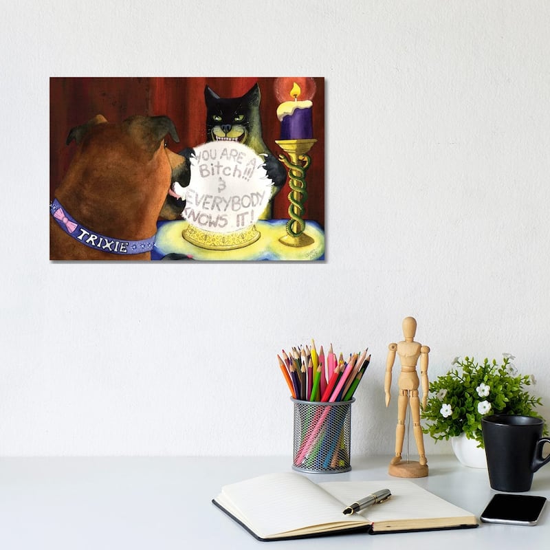 iCanvas "The Spirits Never Lie" by Catherine G McElroy Canvas Print - 8x12x0.75
