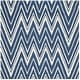 preview thumbnail 33 of 122, SAFAVIEH Handmade Cambridge Tinnie Modern Moroccan Wool Rug 6' Square - Navy/Ivory - Square