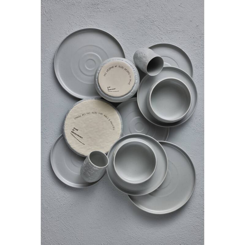 Stone by Mercer Project Shosai Stoneware Dinnerware Set