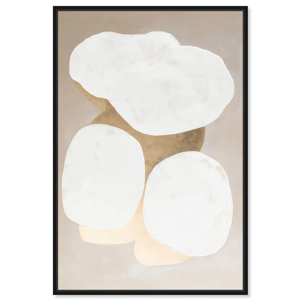 Stacked Stones II Canvas by Art Remedy