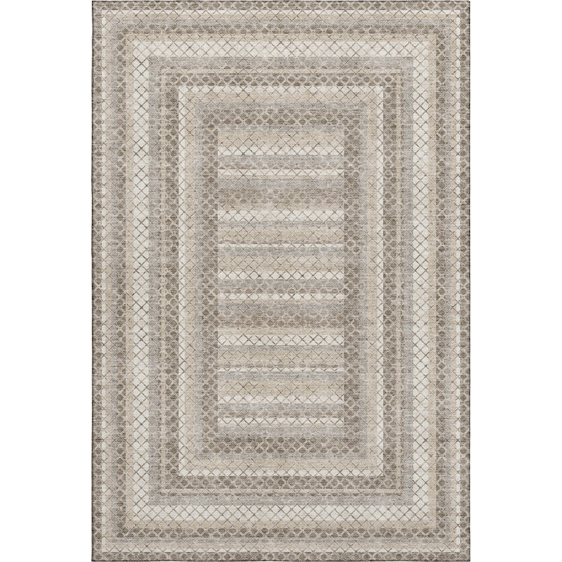 Premium Washable Super Soft Modern Borders Mayfield Rug
