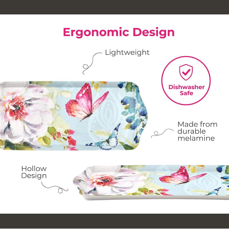 Pimpernel Colorful Breeze Melamine Sandwich Tray - 15.25" x 6.5"