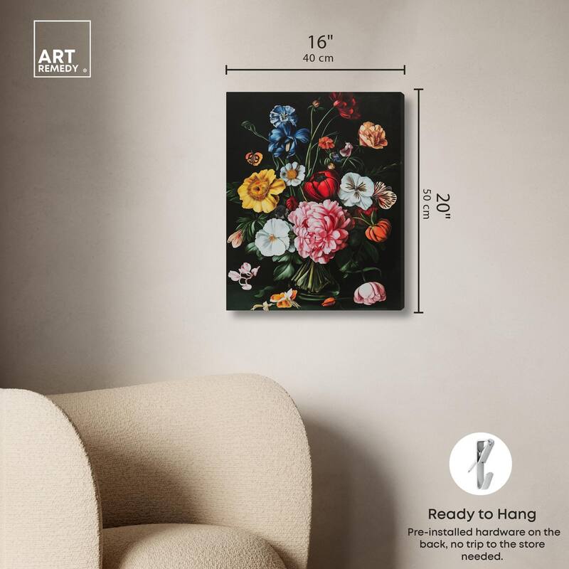 Violet Vignette I Canvas by Art Remedy, Gallery Wrapped
