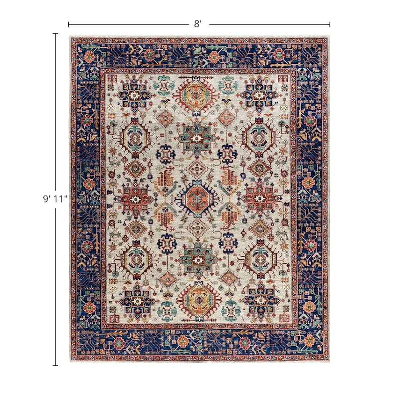 Serapi One-of-a-Kind Hand-Knotted Area Rug - Brown, 8' 0" x 9' 11" - 8' 0" x 9' 11"