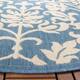 SAFAVIEH Courtyard Bettylou Indoor/ Outdoor Damask Area Rug