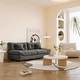 preview thumbnail 20 of 24, 89" Tufted Sofa Cloud Shaped Couch
