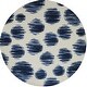preview thumbnail 15 of 16, Nourison Twilight Area Rug 8' Round - Ivory/Blue - Rectangle