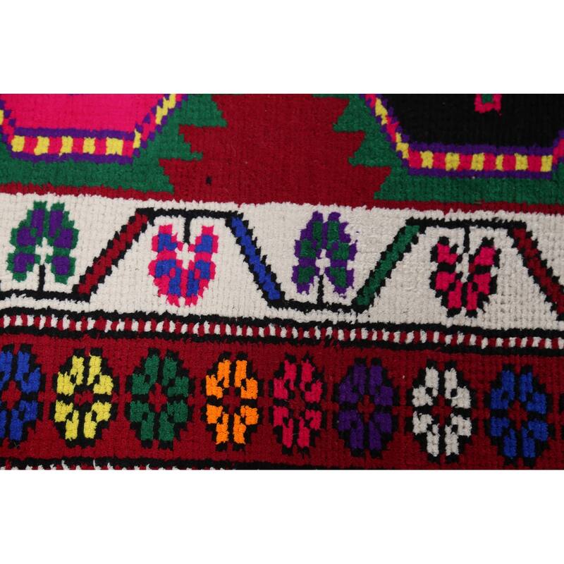 Anatolian Turkish Runner Rug Hand-Knotted Wool Carpet - 2'9"x 12'1"