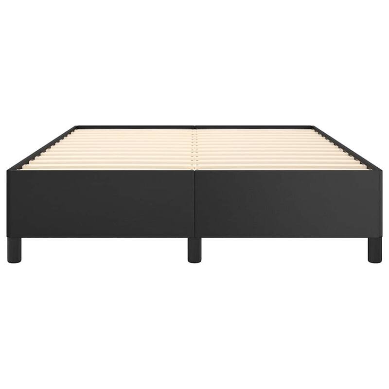 vidaXL Bed Frame, Faux Leather, No Mattress