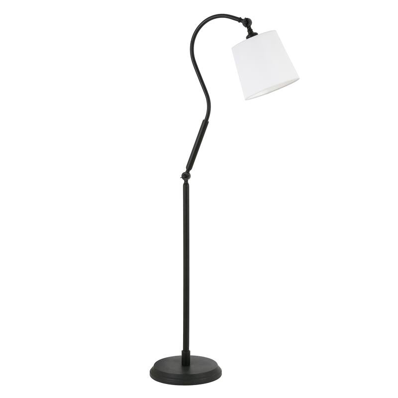 Copper Grove Staverden Blackened Bronze Arc Floor Lamp
