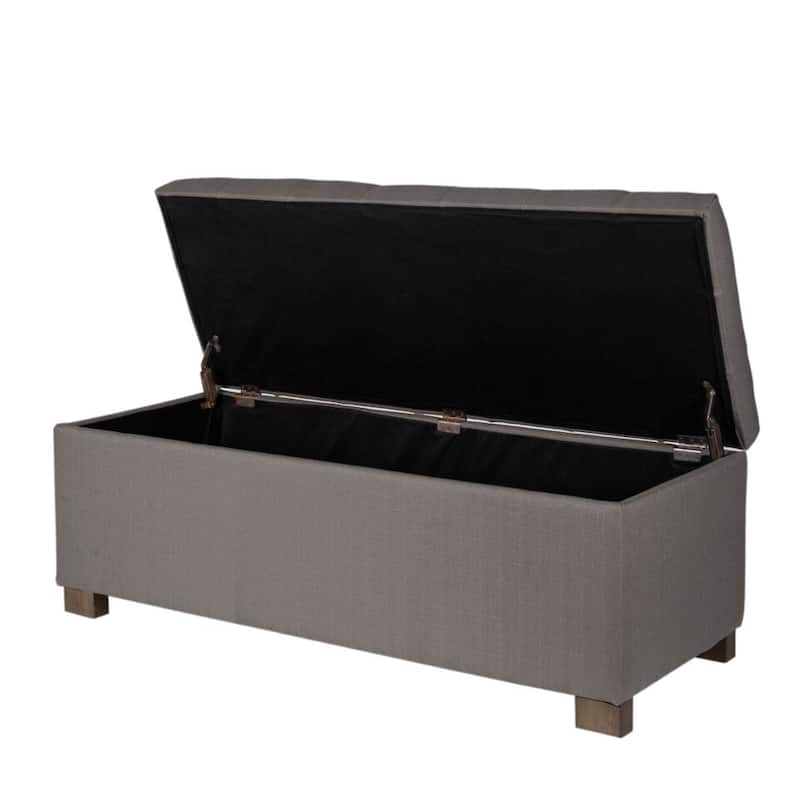 Porch & Den Tufted Storage Bench