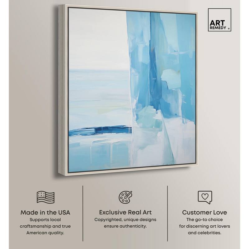 Seraphic Blues I Canvas by Art Remedy