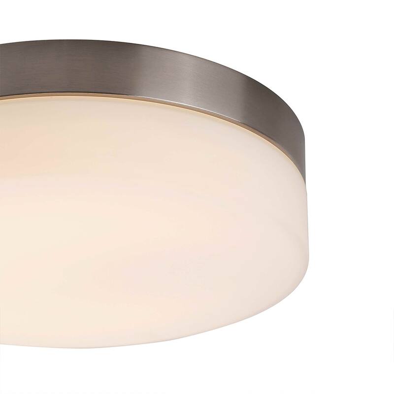 LED Flush Mount Ceiling light in Brushed Nickel