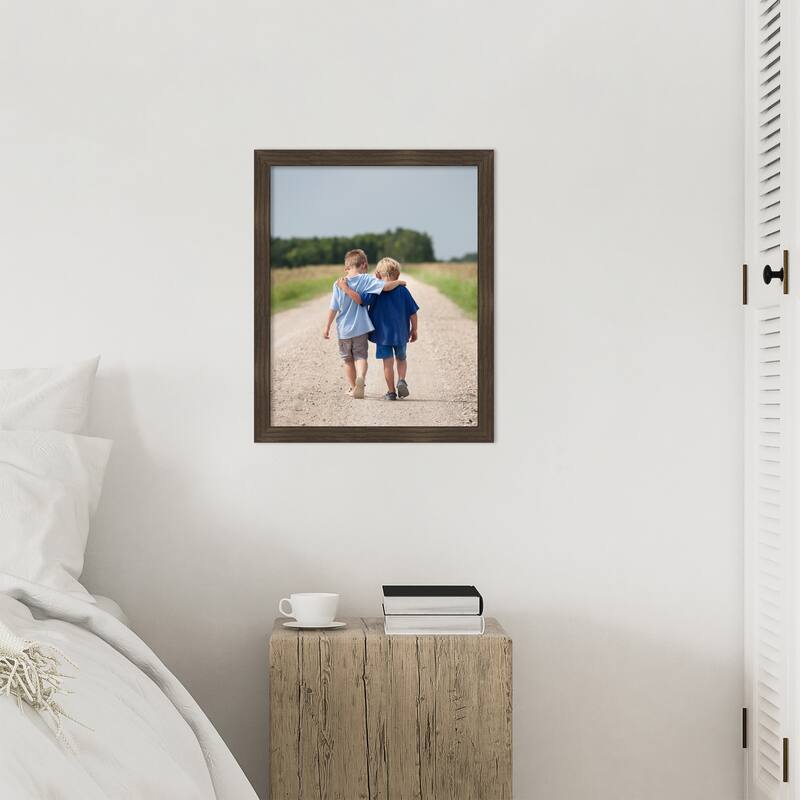 Woodgrain Stripe Blonde Framed Picture Frame, Photo Frame