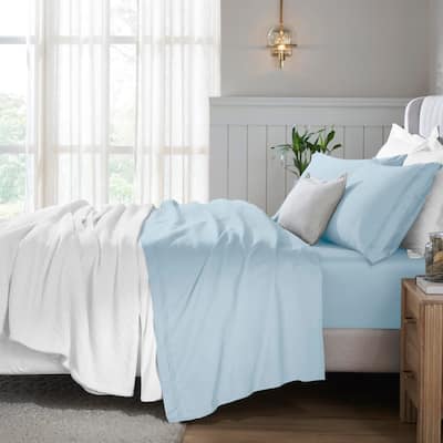 Superior Egyptian Cotton 650 Thread Count Deep Pocket Solid Sheet Set