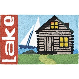Home Decorative Indoor Accent Rug Lake Cabin 20in X 30in - Multicolor ...