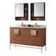 Option Walnut/Satin Brass