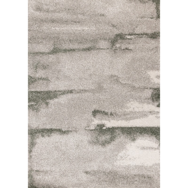 Mariah Grey Green Moody Sky Rug, 5'3" x 7'7"